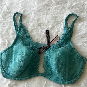 Victoria's Secret Blue Lace Underwire Bra
